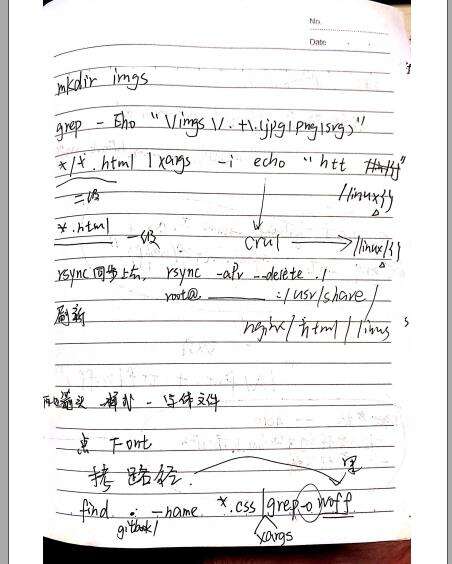 【手写笔记】服务器上配置环境+nginx启动+配置安全组+测试html+wget+爬虫+上传文件scp+rsync+网页+更改域名+看自己的ip+爬虫项目+asca+shell编程+ - 文章图片