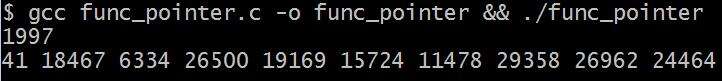 C语言函数指针复习小程序 - 文章图片