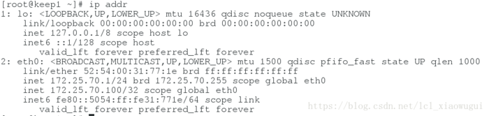 keepalived原理及nginx+keepalived