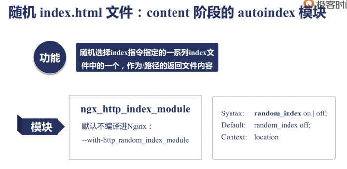 Nginx CONTENT阶段 autoindex、index模块