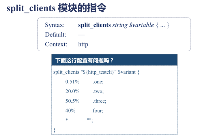 Nginx  AB测试功能